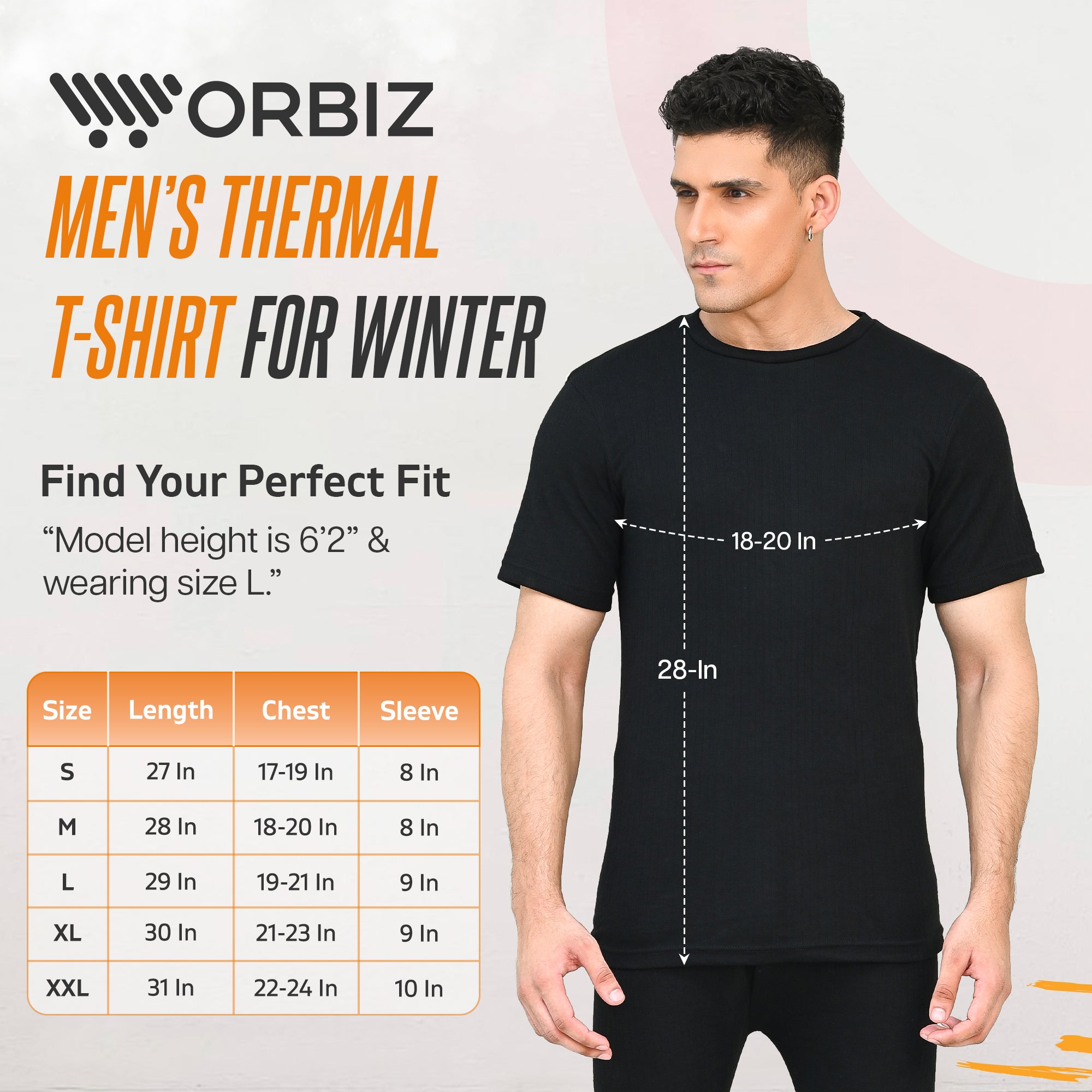 Men's Thermal Base Layer T Shirt (Pack of 3)