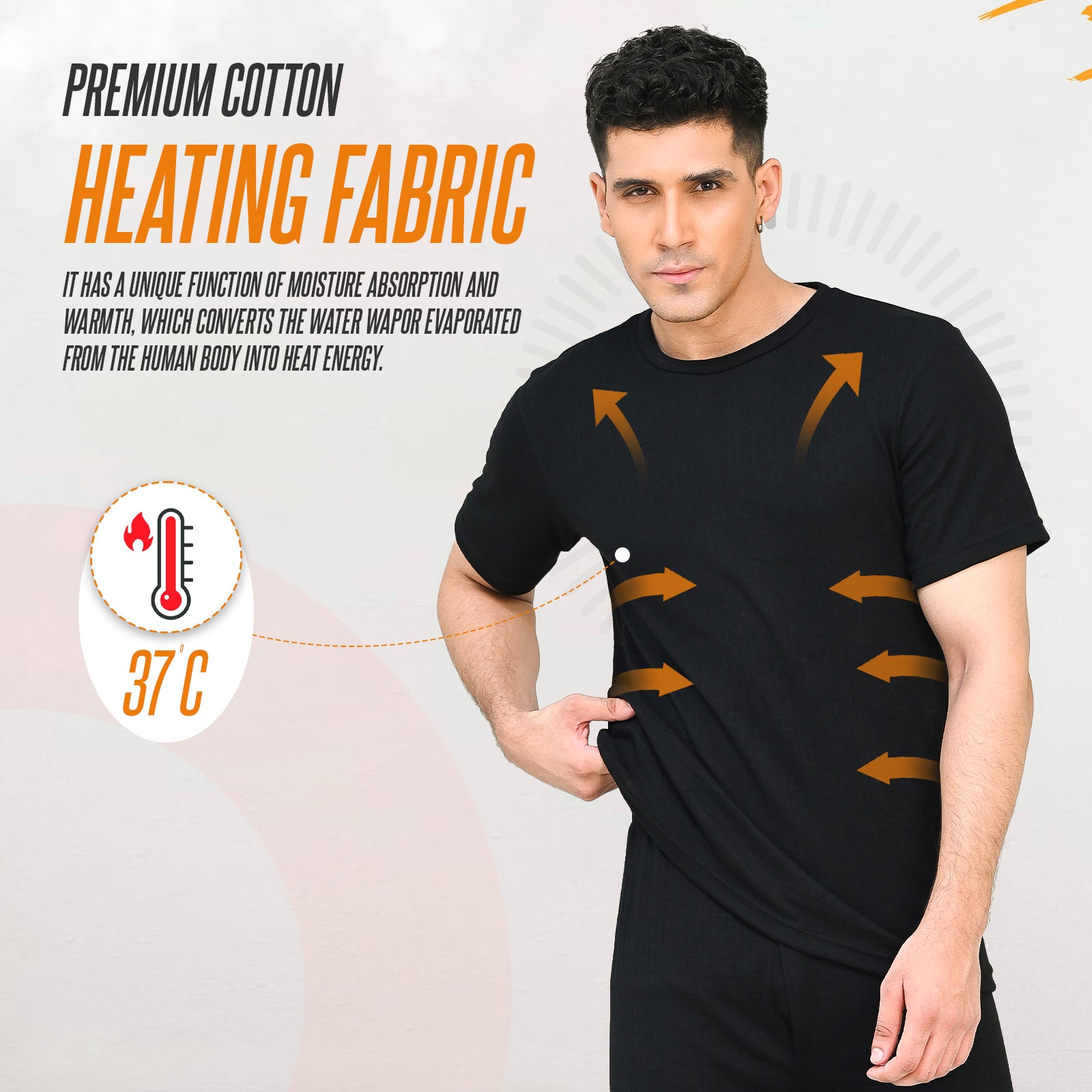 Men's Thermal Half Sleeve Set