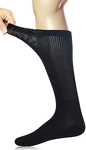 Men Diabetic Socks 100% Cotton (9 Pairs)