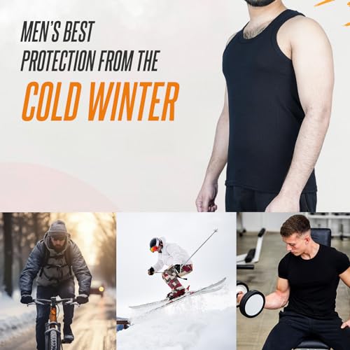 Men's Sleeve Less Thermal  (Pack of 2)